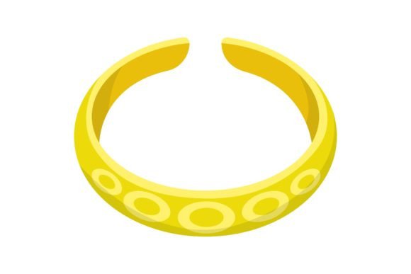 Boho Jewelry Golden Ring with Decorative: A Creative Asset