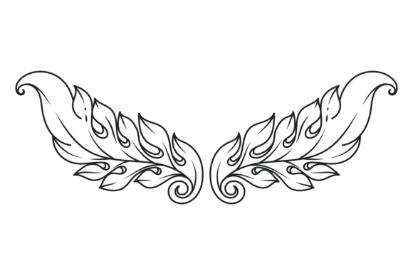 Decorative Victorian Divider. Filigree O: Timeless Elegance for Modern Design