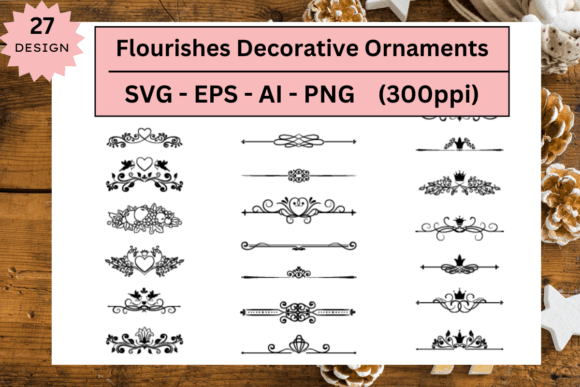 Elevate Projects with Flourishes Decorative Ornaments Bundle