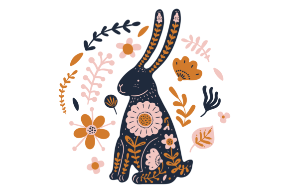 Ethnic Rabbit: A Tribal Animal Design for Bold Projects