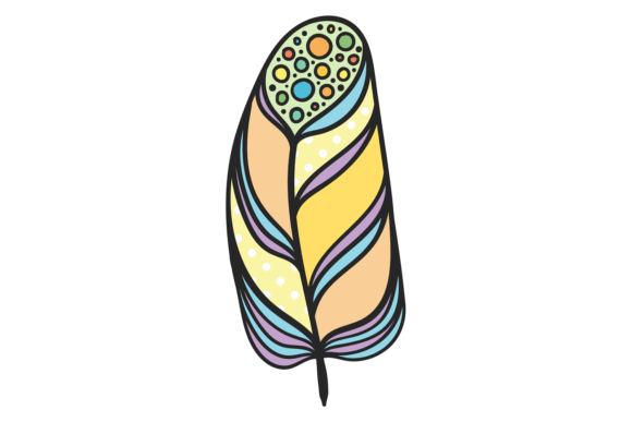Magic Bird Feather: A Decorative Quill for Modern Design