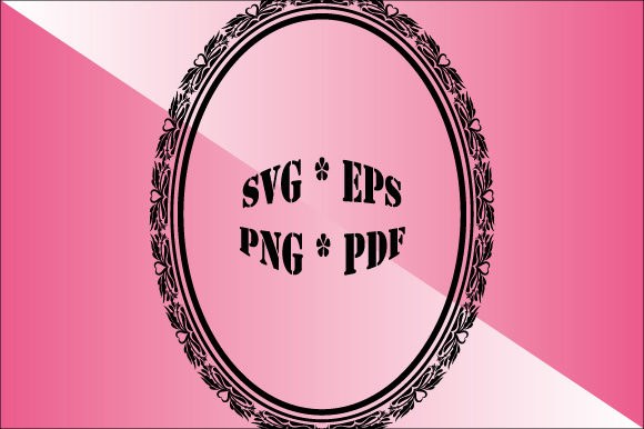 Ornamental Oval Vector Frames: Elevate Your Design Projects