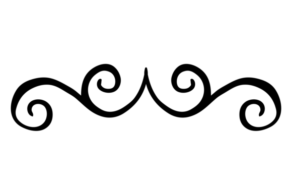 Ornate Elegance: The Decorative Swirl Divider