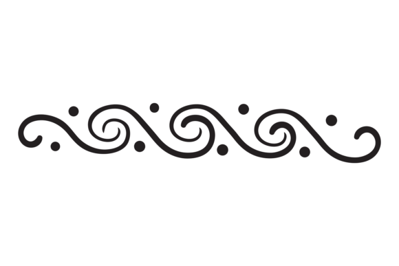 Swirl Ornament Text Border: A Decorative P for Impact